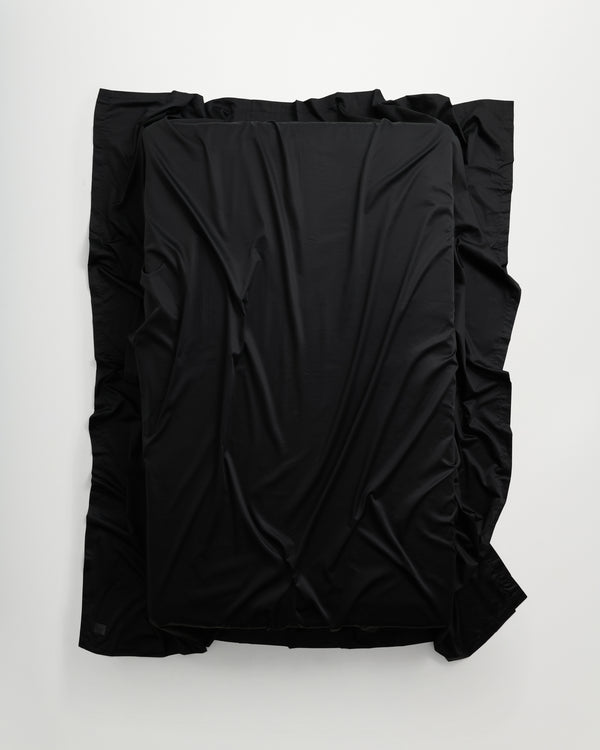 Mother flat sheet | Black Sateen